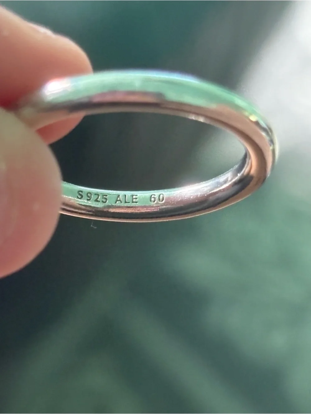 Pandora Polished Silver Band Ring